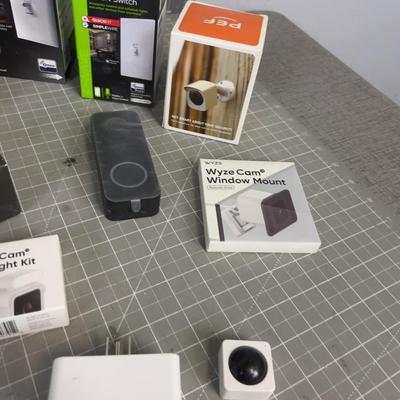 WYZE Electrical Components, Cameras, Switches 
