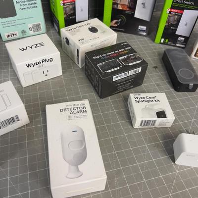 WYZE Electrical Components, Cameras, Switches 