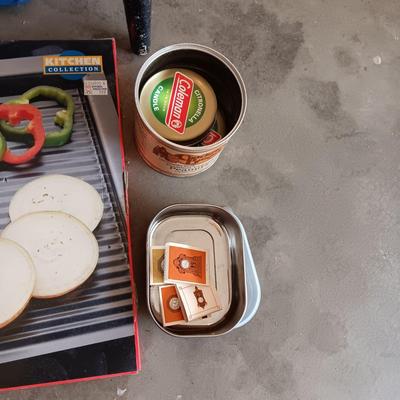 6 PACK COOLER, DISPOSABLE WARES AND MORE