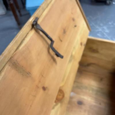 Pine Square Coffee Table Chest