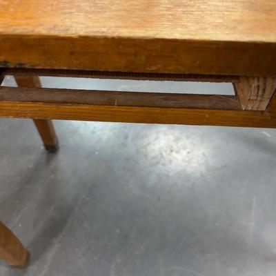 Oak Small Student Desk or Entry Table 