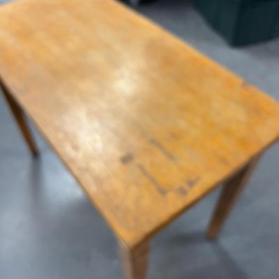 Oak Small Student Desk or Entry Table 