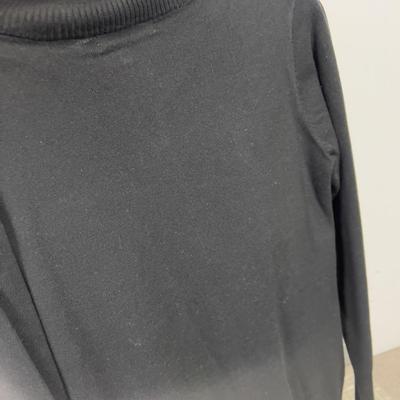 BELLDINI Small Black Cotton Sequin Women's Sweater