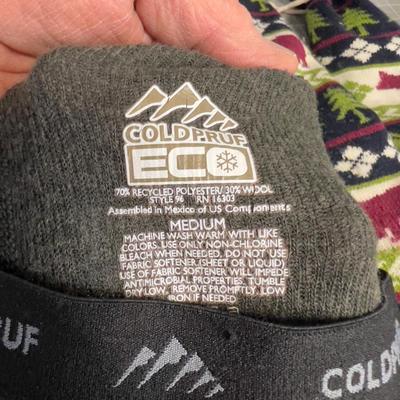 Warm Items: Trappers Hat, Fleece Hood, Wool Liners