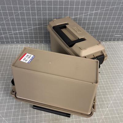 (2) Ammo Crates, Slightly Bigger 