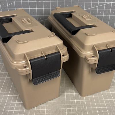 (2) Ammo Crates, Slightly Bigger 