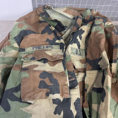 US Army B D U Set, Korean 1980's 