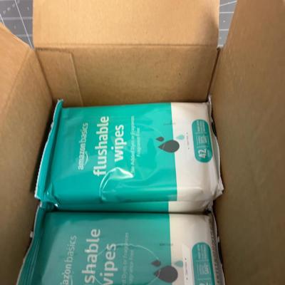 8 Packages of Flushable Wipes