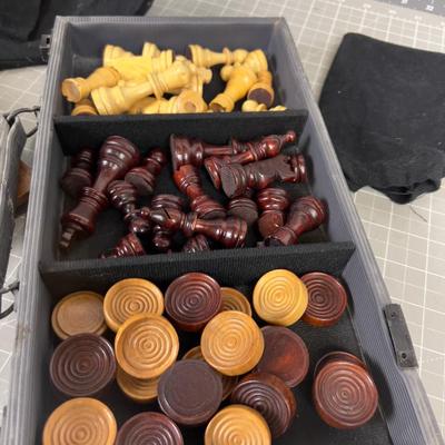 Travel Case for Chess and Checkers
