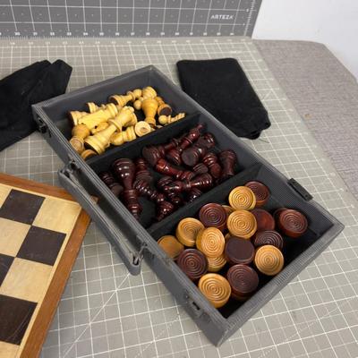 Travel Case for Chess and Checkers