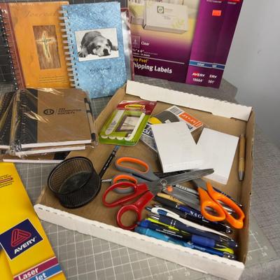 Office Labels and Notebooks
