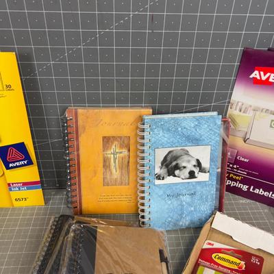 Office Labels and Notebooks