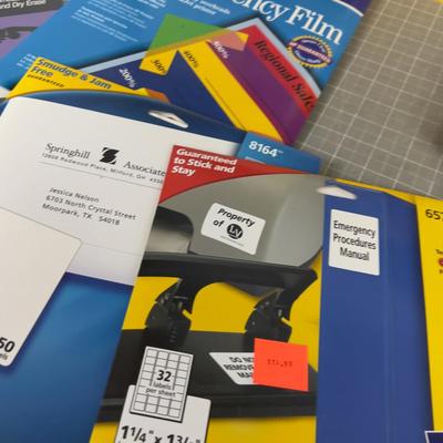 Office Labels and Notebooks
