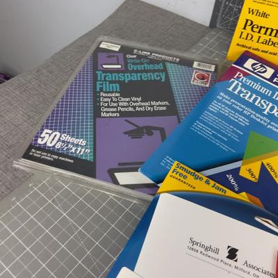 Office Labels and Notebooks