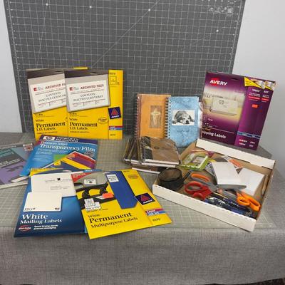 Office Labels and Notebooks
