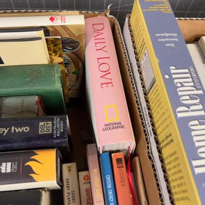 2 Boxes of Used Books, MIXED Lot