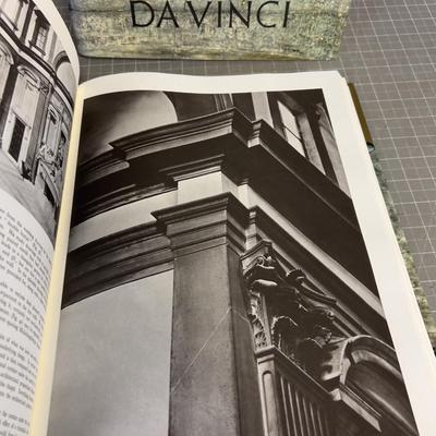 Huge  Encyclopedic ART BOOKS  Michael Angelo & Leonardo Davinci 