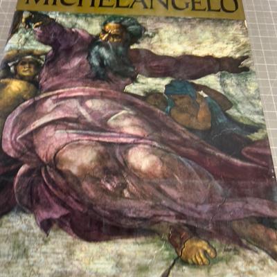 Huge  Encyclopedic ART BOOKS  Michael Angelo & Leonardo Davinci 