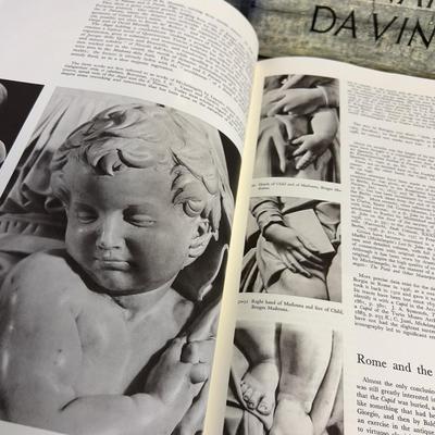 Huge  Encyclopedic ART BOOKS  Michael Angelo & Leonardo Davinci 