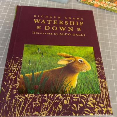 Beautifully Illustrated Story Books: Wizard Of Oz, Wind and the Willows, Watership Down 