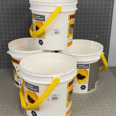 (4)  2-Gallon Buckets 