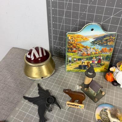 Knick Knacks, Masks, Toys Decorations Lot