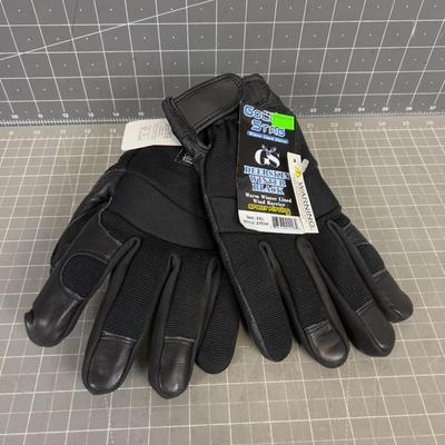 Golden Stagg Deer Skin Winter Gloves 