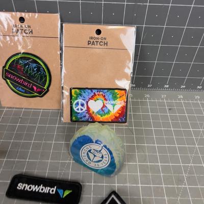 SNOWBIRD Pens, Patches, Paper Weight Stickers