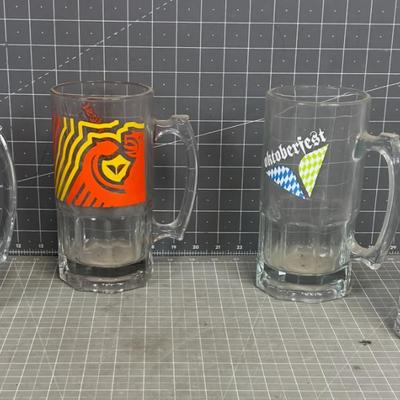 4 Snowbird Octoberfest Mugs. 