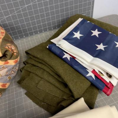 Fabric, Flag, Blanket, Canvas 