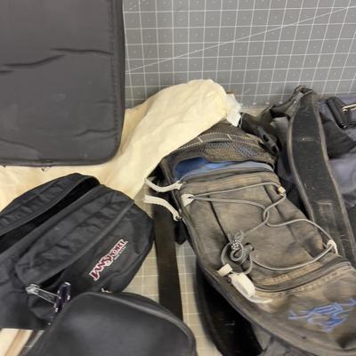 BAGS: Totes, Backpack, Zipper Bank Bags etc.
