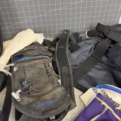 BAGS: Totes, Backpack, Zipper Bank Bags etc.