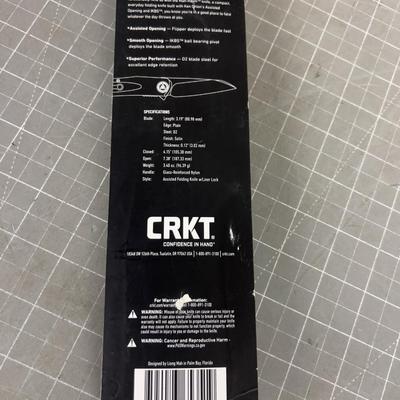 CRKT Mah-Hawk Folding Knife, New 
