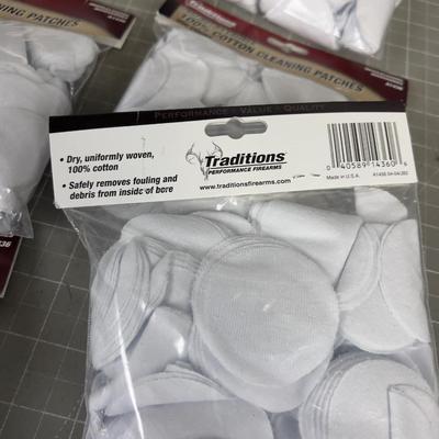 6 Packages of Gun Cleaning Patches, New  