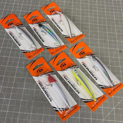 6-Pack BOMBER Lures NEW 