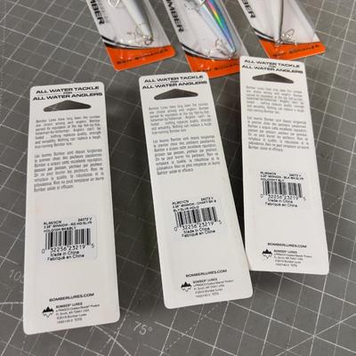 6-Pack BOMBER Lures NEW 