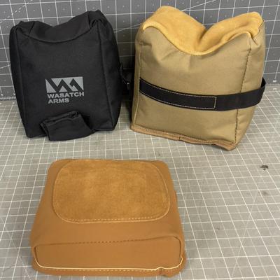 3 Shooter Rests or Sandbags 