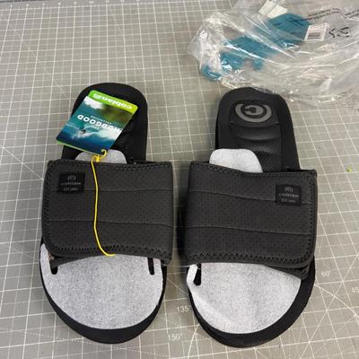 New COBIAN Men's Slides Size 13