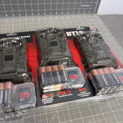 Stealth Cam BT18 Trail Cams (3) Pack
