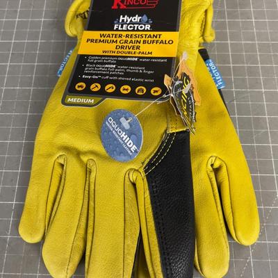 KINCO Hydr Flector Water Resistant Grain Buffalo Glove