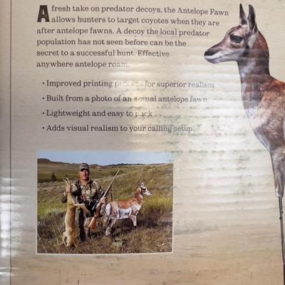Antelope Fawn DECOY, A mobile predator decoy