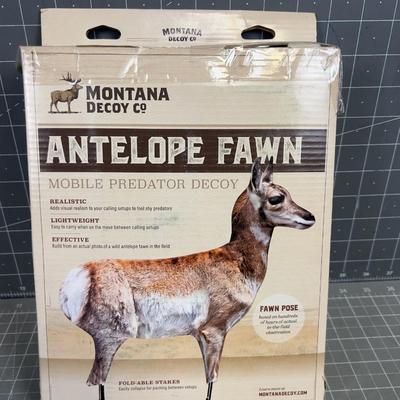 Antelope Fawn DECOY, A mobile predator decoy