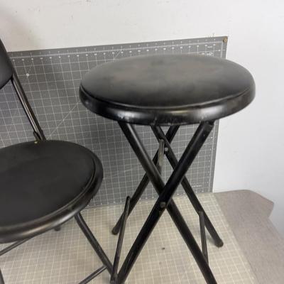 Pair of folding Stools 
