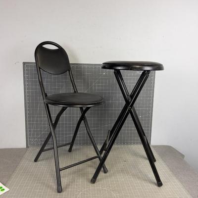 Pair of folding Stools 