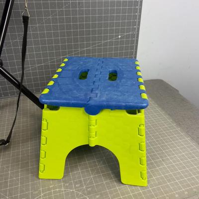 Camp Stool and Folding Step Stool 