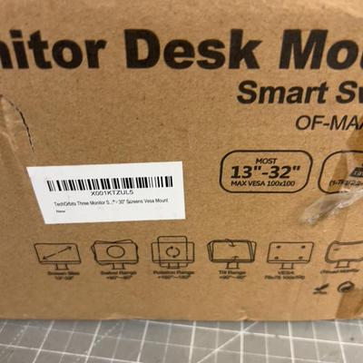 Double Monitor Desk MOUNT , new