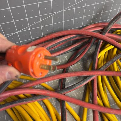 3 Extension Cords 