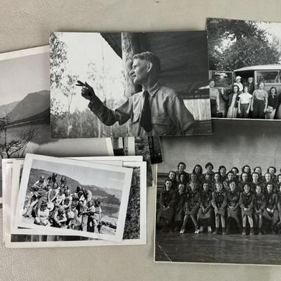 historic WYOMING GIRL SCOUT PHOTOS CAMP NEW FORK c1930