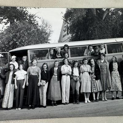 historic WYOMING GIRL SCOUT PHOTOS CAMP NEW FORK c1930