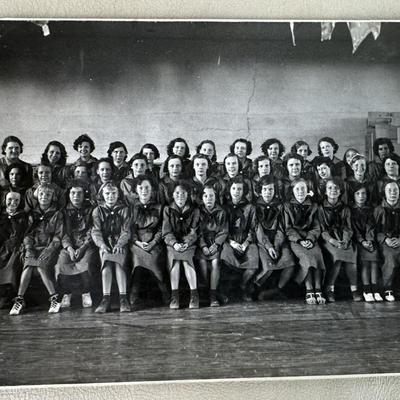 historic WYOMING GIRL SCOUT PHOTOS CAMP NEW FORK c1930